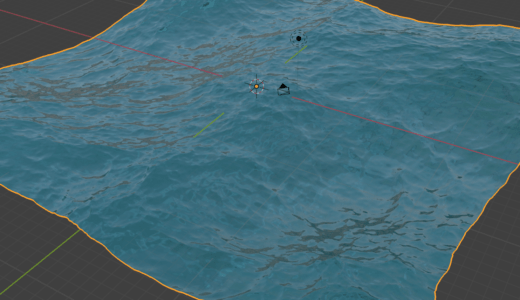 Blender2.8 30秒で出来る海のチュートリアル作ってみた