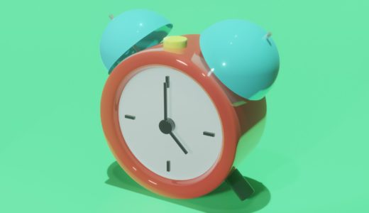 【Blender2.8】時計を作る