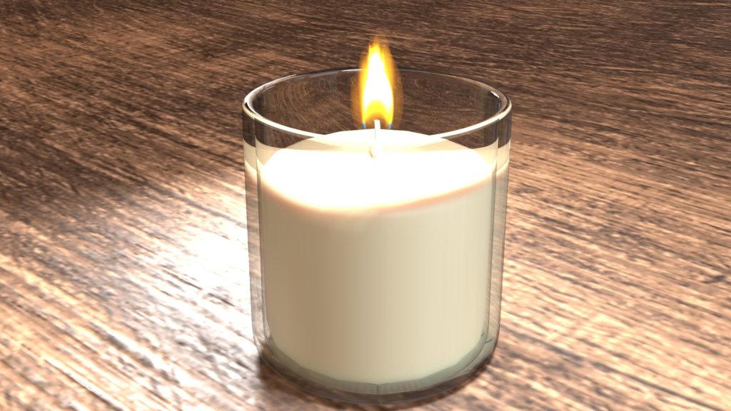 Blender2.8 candle