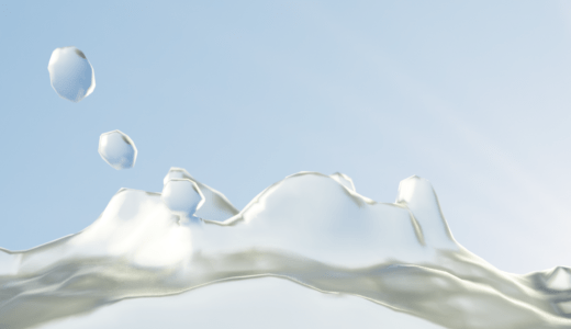 【Blender2.8】簡単な水滴アニメーションを作ってみた　流体シュミレーションなど