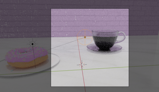 【Blender2.8】ドーナツ&コーヒーカップを作る Level4 Part4  キーフレームアニメーションなど