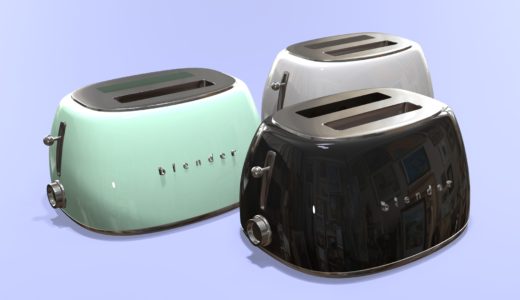 【Blender2.8】トースターを作る